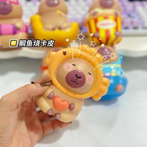 Juguetes de Capibara para Apretar, Bola Antiestrés de PU de Rebote Lento con Forma de Muñeco, Juguete Sensorial Blandito, Aliviador de Estrés, Regalos Decorativos, Juguete de Capibara - Product Image 2