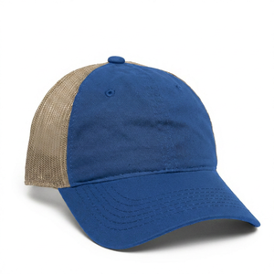 Brown Mesh Trucker <b>Hat</b> 6-Panel Adjustable Casual Cap for <b>Men</b> Spring <b>Summer</b> Wear - Product Image 3