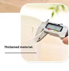 <span class=keywords><strong>Pot</strong></span> de fleurs <span class=keywords><strong>transparent</strong></span> P408 <span class=keywords><strong>pour</strong></span> orchidées Phalaenopsis (grande, moyenne, petite) avec contrôle de la racine, drainage visible et respirant - Product Image 5