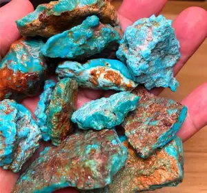 High quality Hubei turquoise wholesale rare natural turquoise used for processing turquoise jewelry