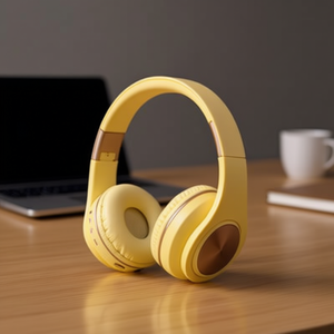 Auriculares Bluetooth S&N A1 amarillos inalámbricos con sonido estéreo para ordenador portátil y teléfono - Product Image 3