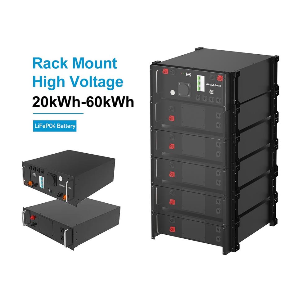 Rack Mounted High Voltage Lifepo4 Battery 512V 20kwh 30kwh 40kwh 50kwh ...