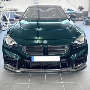 Amp-Z Front Bumper Lip <b>Splitter</b> Carbon Fiber Texture Matte Finish For Bmw 2 Series M2 G87 2023+ - Product Image 3