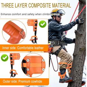 Punte rampicanti dell'albero degli scalatori del palo di legno dello strumento rampicante dell'albero - Product Image 4