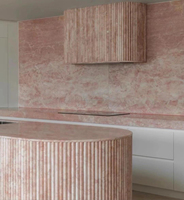 Dalle de marbre rose Rosa de qualité supérieure polie grande dalle de marbre salle de bain vanité haut hôtel villa sol coupé à la taille carrelage marbre rose prix