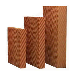 แผ่นทำความ<span class=keywords><strong>เย็น</strong></span>แบบระเหยสำหรับฟาร์มสัตว์ปีก สีน้ำตาล ราคาโรงงาน ระบบเพิ่มความชื้นแบบ<span class=keywords><strong>รังผึ้ง</strong></span> - Product Image 1