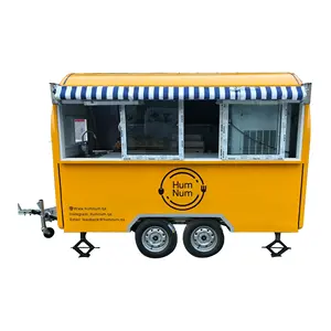 Remolque de carrito de comida de panadería a la venta remolque de comida móvil remolques de carrito de café