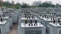Transformateur d'enroulement en cuivre 6.3KV 200KVA 315KVA 500KVA Transformateur de distribution de courant électrique industriel 6KV
