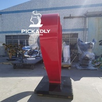 Grande sculpture en acier inoxydable pour l'extérieur, célèbre cœur d'amour rouge, sculpture d'amour en acier inoxydable