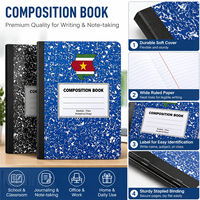 Cahier d'exercices scolaire ODM pour l'Arabie Saoudite, couverture arabe agrafée, emballage multipack, fournisseur de cahiers d'exercices pour salles de classe