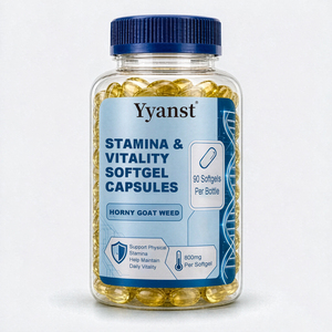 Gélules de 800mg de Horny Goat Weed Naturel pour la Vitalité et la Stabilité, 90 pièces, pour Hommes, Soutient la Force Physique et Maintient le Bien-être Quotidien, OEM ODM - Product Image 1