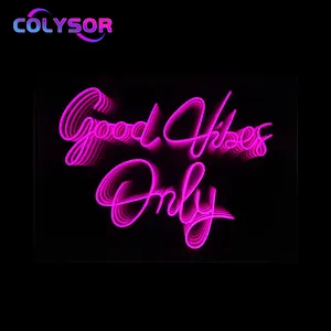 Hot Sale Sign Acrylic Sheet Material Reflective Wall Decor Tube Silicone LED Neon Infinity Mirror