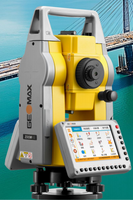 Station totale robotisée GeoMax Zoom49 Android 11 avec écran tactile couleur 5 pouces, précision de 1 seconde, grossissement 30x