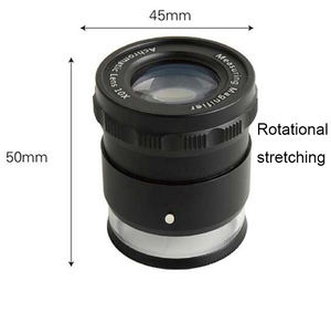 Lente d'<span class=keywords><strong>Ingrandimento</strong></span> 10x con Reticolo, Lente Regolabile con Illuminazione LED e <span class=keywords><strong>Scala</strong></span> Graduata - Product Image 1