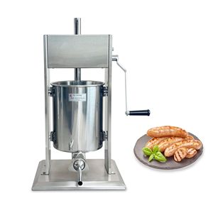 Machine à saucisses manuelle en acier inoxydable, remplissage de saucisses pour restaurants, magasins d'alimentation - Product Image 3