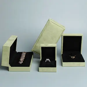 豪华组织者耳环Vancleef Alham皮革便携式珠宝盒珠宝包装礼品盒旅行珠宝皮盒