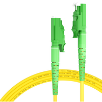 Cable de Fibra Óptica de 1m (3 pies) 1 Fibra E2000 APC Simplex a E2000 APC Simplex Monomodo (OS2) Riser (OFNR) 2.0mm con Aislamiento Tensado
