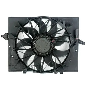 Ventilador de refrigeración eléctrico de repuesto, motor de ventilador de radiador de 17427543282 W, E60 17427514181 1742752488 600