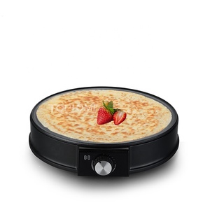 Plaque chauffante ETL 1200W, plaque à crêpes, 12 pouces, antiadhésive, appareil à crêpes, appareil à pancakes, épandeur de pâte et spatule - Product Image 1