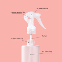 Botol Semprotan Mouse Tombol Tekan 150ml 200ml 250ml untuk Krim Mata, Parfum Aerosol, Terbuat dari Plastik Premium untuk Alkohol
