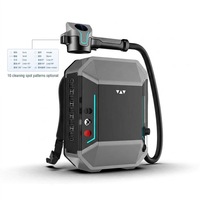 Máquina de Limpieza Láser de Pulso Compacta Tipo Mochila de 50W 100W para Limpieza de Capas de Óxido en Líneas de Soldadura