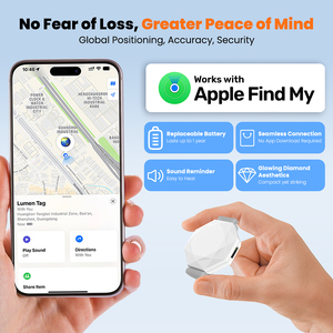 Dẫn ánh sáng lên MFI chứng nhận tìm thấy thẻ của tôi thông minh Key <span class=keywords><strong>Finder</strong></span> Air Locator Ví hành lý Pet theo dõi chống mất Mini Tracker cho Apple - Product Image 4