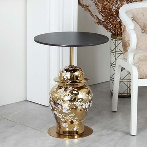 24 Inch Nghệ Thuật Trang Trí Nội Thất Góc Bàn Bàn Bên Bảng 21.5 Inch End Bảng Cho Phòng Khách Vườn Cà Phê Cửa Hàng - Product Image 2