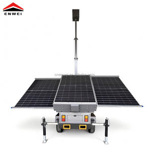 Caméra <span class=keywords><strong>de</strong></span> sécurité mobile sur tour, alimentée par énergie solaire, avec surveillance à distance, <span class=keywords><strong>pour</strong></span> la sécurité des mines et des carrières - Product Image 3
