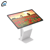 Pantalla de señalización Digital para interiores de 43 ", pantalla táctil Horizontal Vertical, quiosco, función de texto, soporte de suelo, vídeo Digital LCD para Centro Comercial