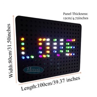 Équipement d'entraînement sensoriel DIY Panneau mural lumineux LED interactif Panneau mural en acrylique pour les centres de loisirs des enfants