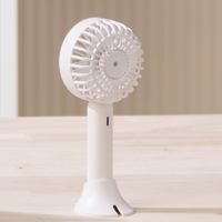 Mini ventilateur portable à strass, rechargeable par USB, batterie de refroidissement, plastique, extérieur, ménage, 3 vitesses