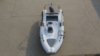 Bateau pneumatique rigide à coque en fibre de verre PVC pour la pêche en gros