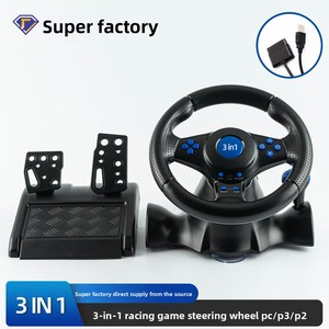 <span class=keywords><strong>Volante</strong></span> con Cable para Juegos <span class=keywords><strong>de</strong></span> Carreras para <span class=keywords><strong>PS2</strong></span>/PC - Product Image 2