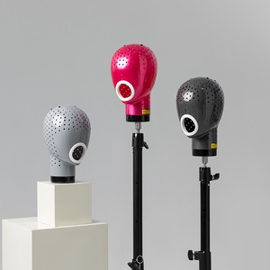 Soporte Grande <span class=keywords><strong>de</strong></span> Plástico para Secar Pelucas con Soporte para Secador <span class=keywords><strong>de</strong></span> Pelo, Cabeza <span class=keywords><strong>de</strong></span> Maniquí Unisex para Adultos, Modelo <span class=keywords><strong>de</strong></span> Peluquería - Product Image 3