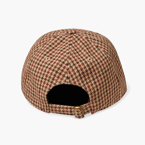 Breathable Wool Baseball Hat - Customizable Plaid 6-Panel for Men/Women - Product Image 4