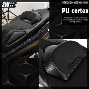 Coussin <span class=keywords><strong>de</strong></span> siège <span class=keywords><strong>de</strong></span> remplacement en cuir PU pour <span class=keywords><strong>moto</strong></span> PCX160 2021-2026, pour conducteur et passager, soulagement <span class=keywords><strong>de</strong></span> la pression et confort - Product Image 4