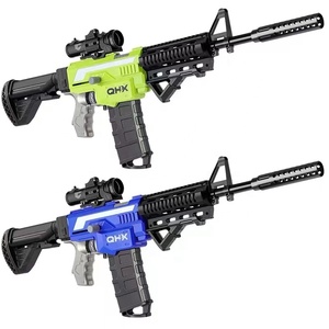 Hangqi-pistola de aire eléctrica para niños, juguete de pistola de balas blandas con cargador y objetivo, 416 - Product Image 1