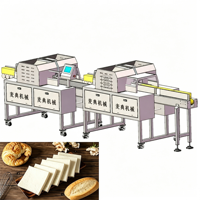 Machine à décortiquer les toasts de qualité alimentaire ADMF, automatique et continue, avec convoyeur automatique pour le traitement des sandwichs