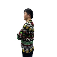 Pull de vacances personnalisé 2025 pull hiver hommes tricoté polyester acrylique moche noël personnalisé adultes pull unisexe