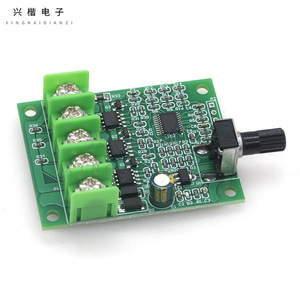 Xingkai บอร์ดขับมอเตอร์ไร้แปรงไฟฟ้ากระแสตรง, อุปกรณ์ควบคุมความเร็ว6V 12V 24V สำหรับมอเตอร์พัดลมฮาร์ดไดรฟ์ - Product Image 1