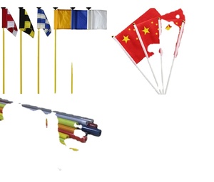 Tige en fibre de verre avec bande réfléchissante comme poteaux de marquage d'allée - Product Image 6