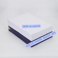 चीन निर्माता 100% लकड़ी लुगदी OEM A4 आकार 70gsm कॉपी कागज
