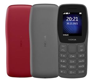 Téléphone à clavier pour Nokia 105 (Version <span class=keywords><strong>2022</strong></span>) téléphone portable d'occasion dual-sim longue batterie de veille téléphone portable déverrouillé bon marché - Product Image 1