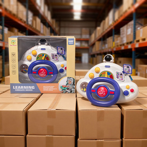 Juguete Educativo Temprano con Volante de Plástico para Bebés y Niños Pequeños, Simulación de Asiento Trasero de Coche, con Batería, para Viajes Transfronterizos - Product Image 3