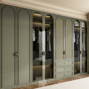 Portable chambre meubles armoires <span class=keywords><strong>moderne</strong></span> luxe armoire armoire Durable meubles en bois maison <span class=keywords><strong>entrée</strong></span> armoire de rangement - Product Image 3