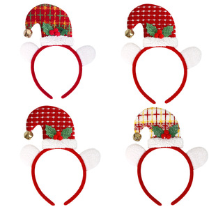 Nouveau Design de Noël de Santa Bandeau Boucle <span class=keywords><strong>Enfants</strong></span> Adulte Santa Party Décoration Chapeau De Noël Bandeau Fournitures - Product Image 6