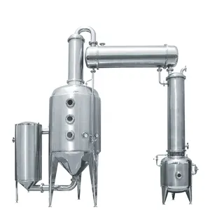 paste forced circulation 600l single effect alcohol evaporator concentrate