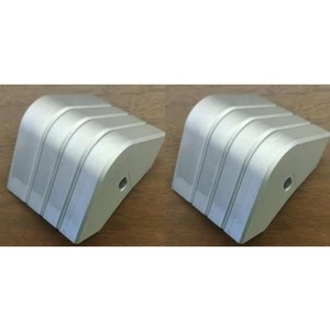Protectores de esquinas de aluminio estilo Crest, paquete de 2, para embarcaciones pontón - Product Image 1