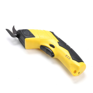 Yellow Handheld Electric Scissors Stainless Steel Blade Rechargeable Lithium Battery Household Multi Purpose Power Tool - Product Image 3