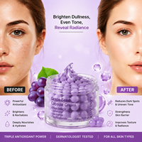 Crème Visage de Luxe 120g à l'Huile de Pépins de Raisin en Capsules, Éclaircissante et Anti-Teint Terne, Vente en Gros OEM ODM avec Logo Personnalisé